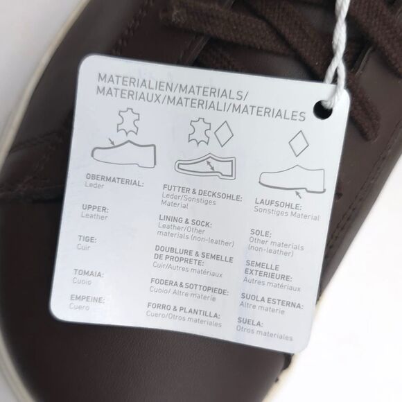 BIRKENSTOCK New Bend Low LEATHER Unisex Shoes Size 43N US M10 Brown Sneakers main image 7